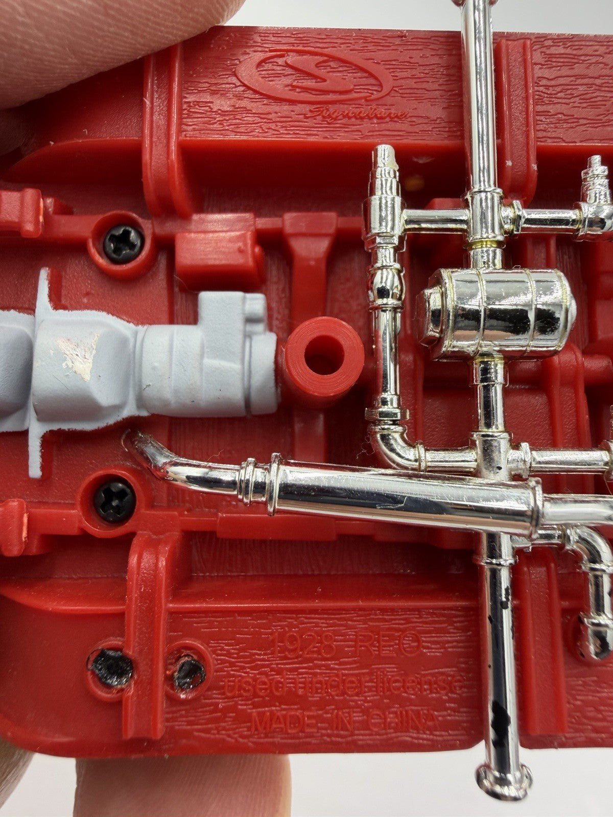 Signature Models 1928 DieCast REO Fire Engine Red 1/32 &Chicago Fire dept 2 Pcs