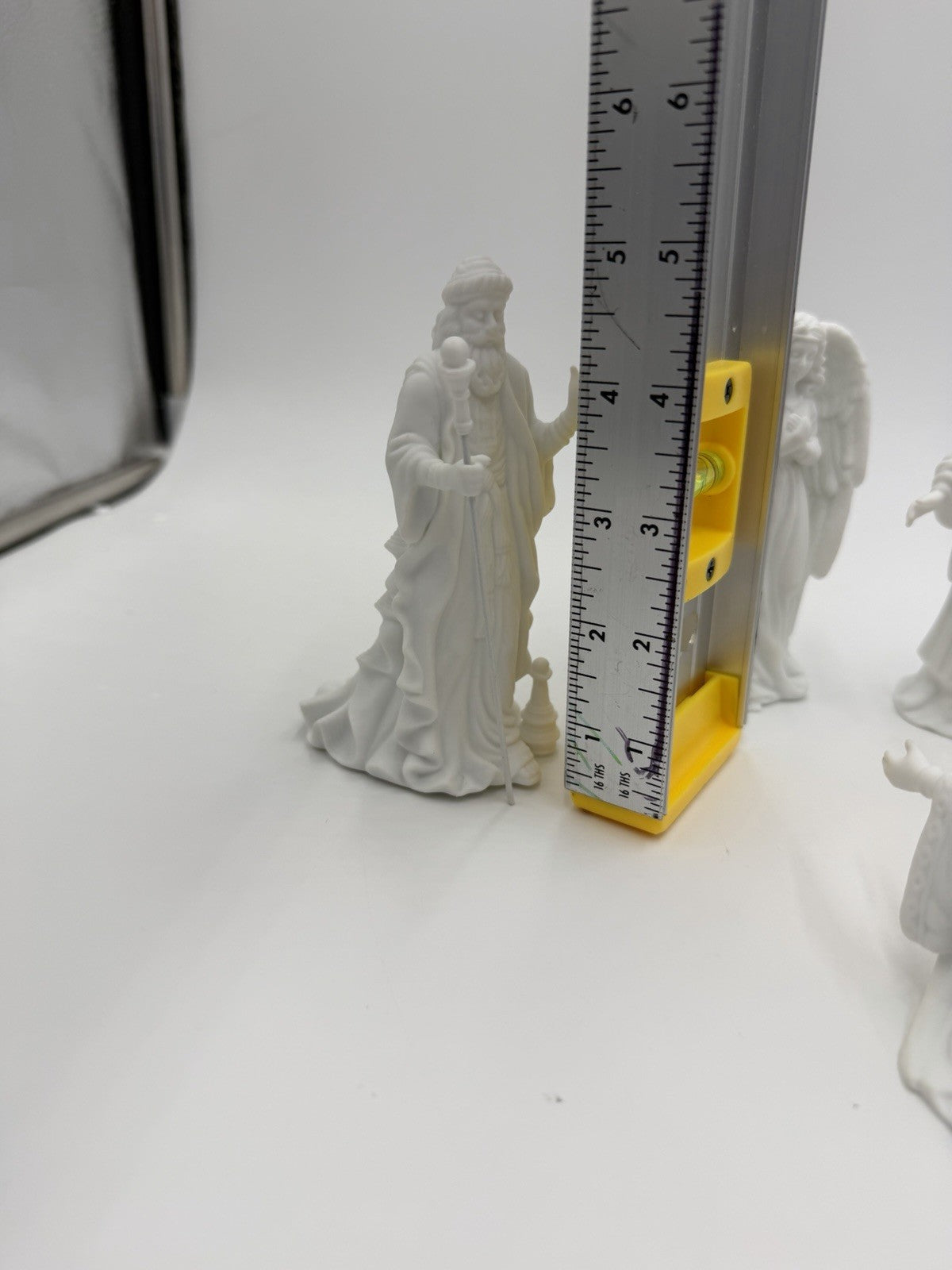 Dept 56 Silhouette Treasures A CHILD IS BORN White Bisque Porcelain 7 Pcs Set