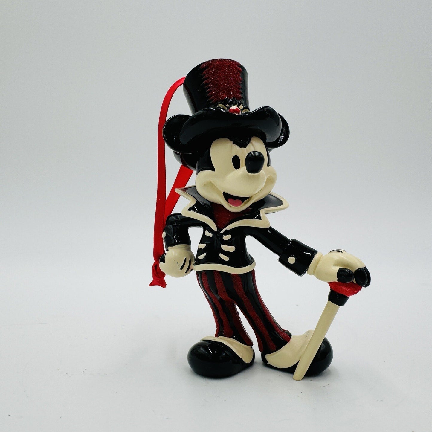 Disney Parks Halloween Mickey  Mouse Vampires Ornament 4in Porcelain Painted