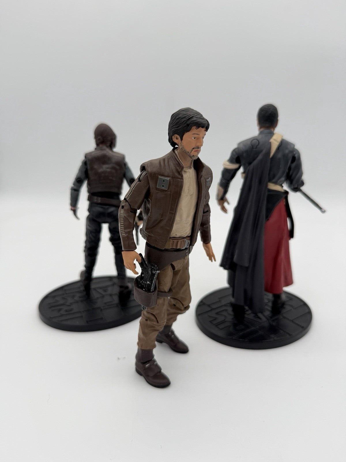 Star Wars die-cast action figures Disney Store Elite Jyn Erso Cassian Chirrut 3