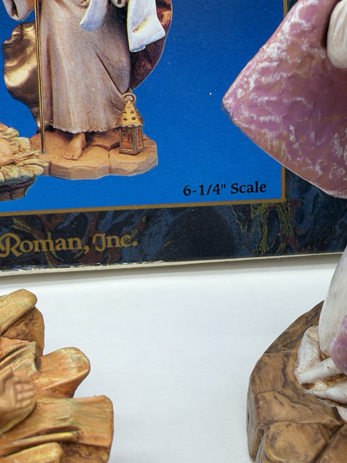 Rare Fontanini millenium edition holy family scale 6-1/4” Nativity 4 PCs Figures