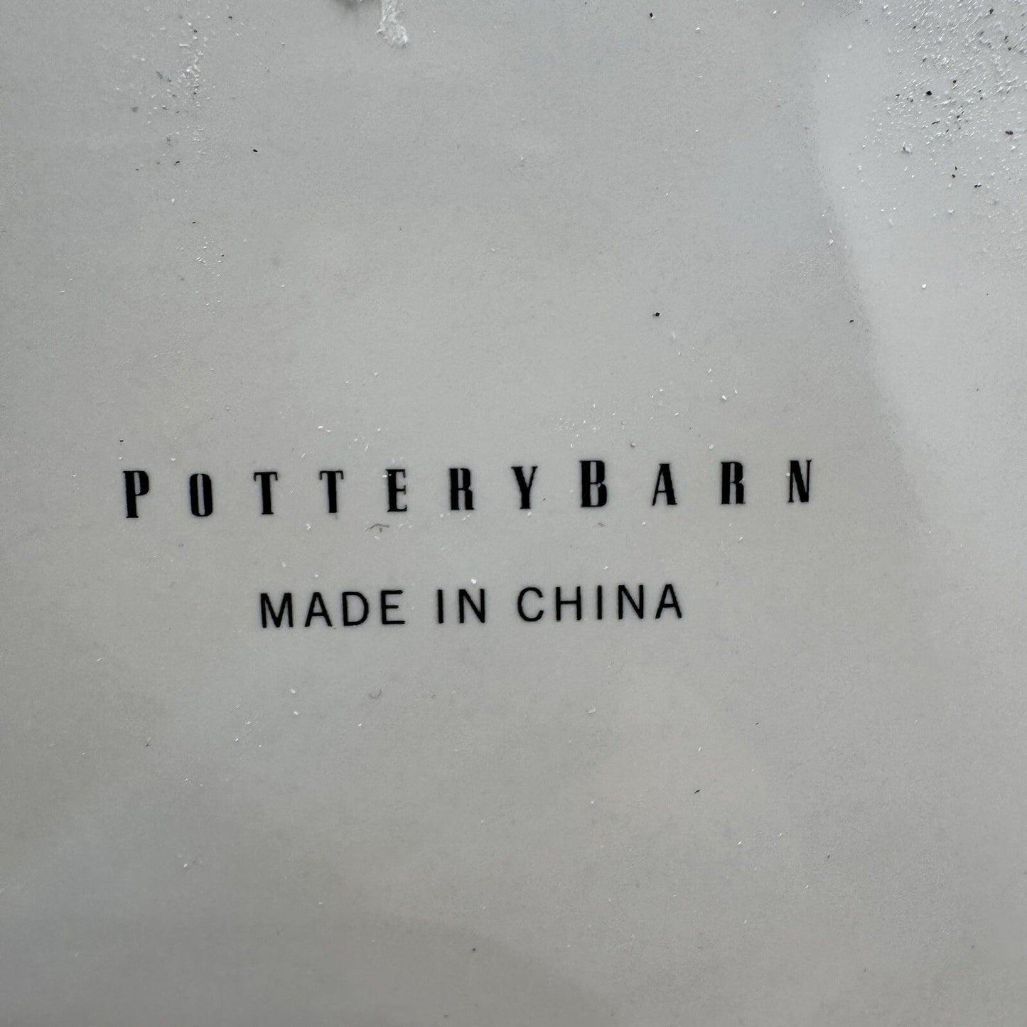 Pottery Barn Ceramic Brown/ White Floral Paisley Decor Canister Ginger Jar 9in