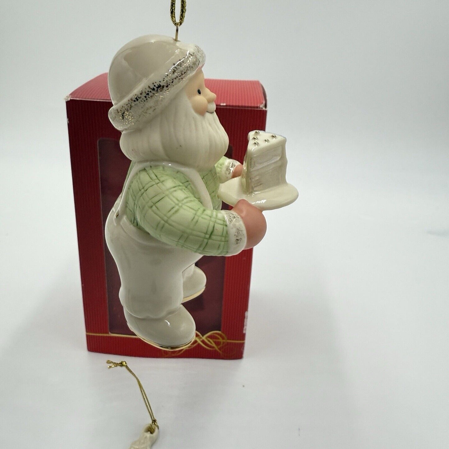 Lenox 2010 Santa's Sweet Celebration 10th Anniversary Ornament Box Porcelain