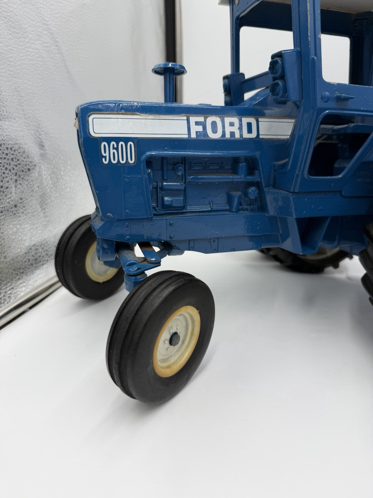 Ertl Ford 9600 Wide Front Duals Cab Die Cast 1:12 Blue Toy Tractor Diecast Vtg