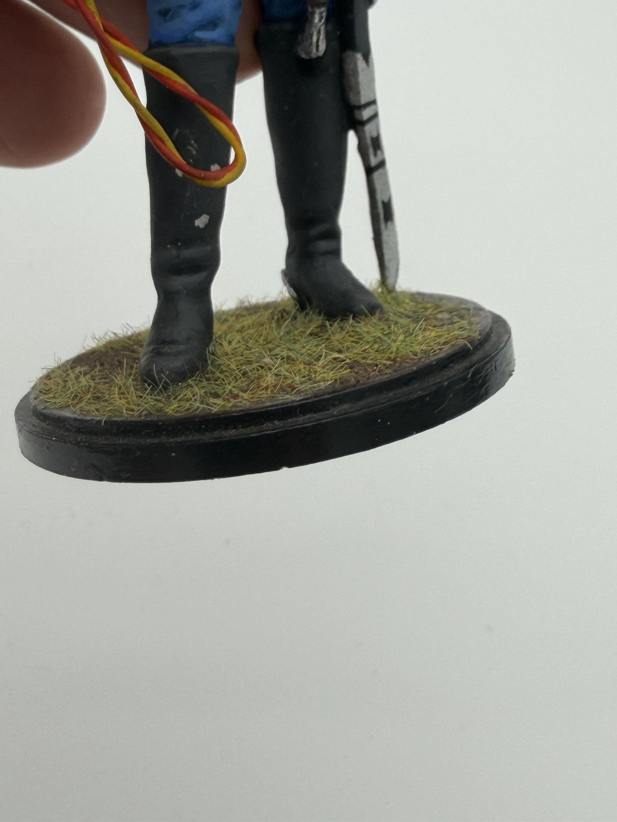 Hand Painted Metal Soldier Prussian Hussar Trumpeter 1750s Scale 1:18 Soldier