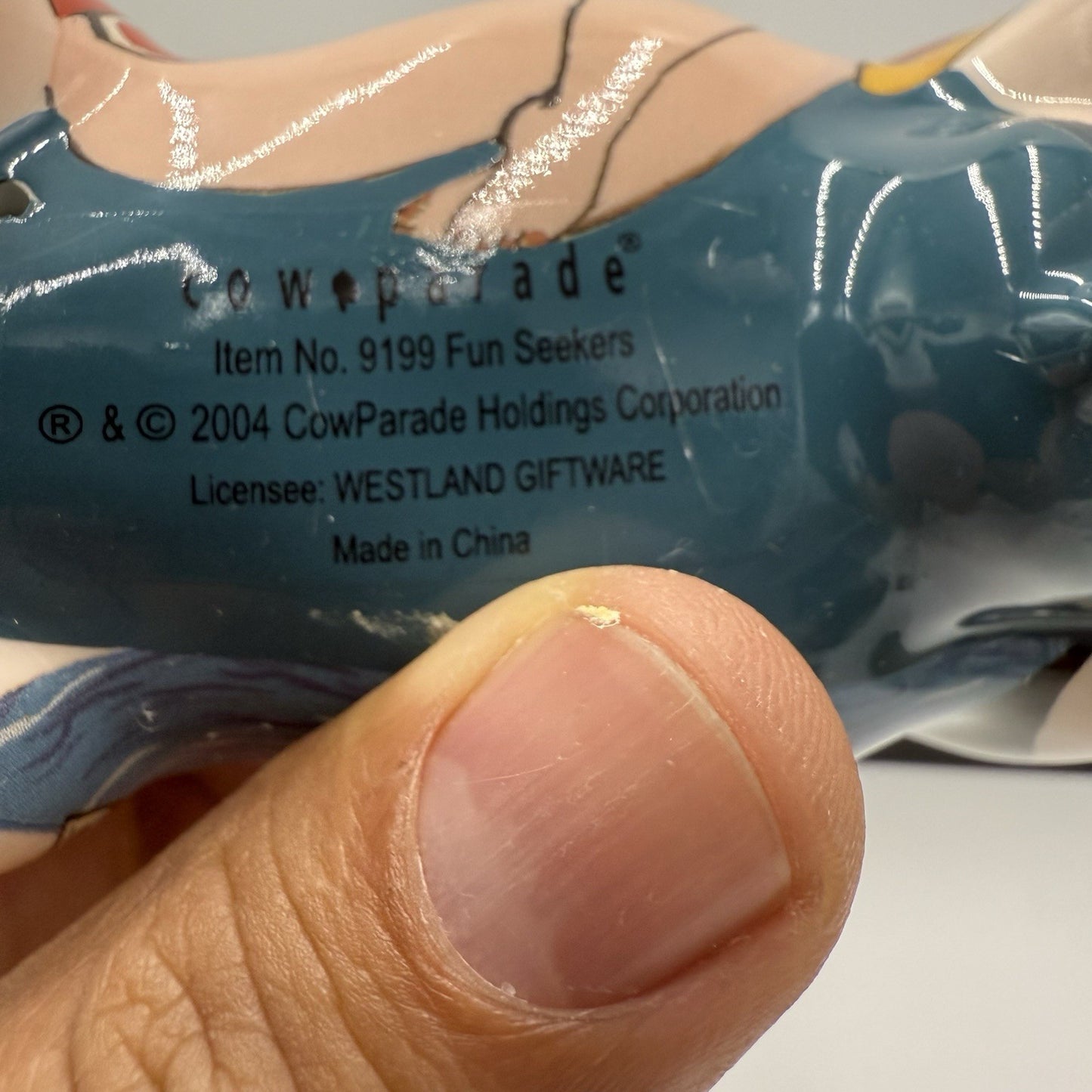 Cow Parade Westland Fun Seeker Cow Figurine By Janice Joplin Ceramic Giftware