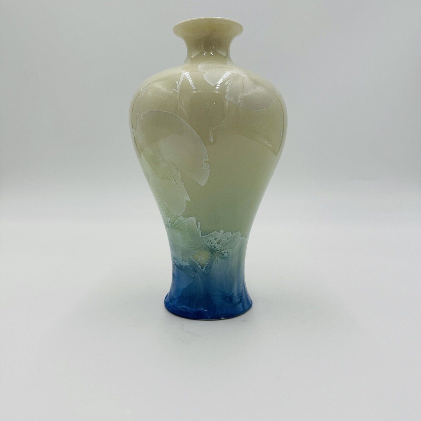 Vintage Shiwan 20th Century PROC 1970-1980 Chinese Porcelain Vase Iridescent 7.5