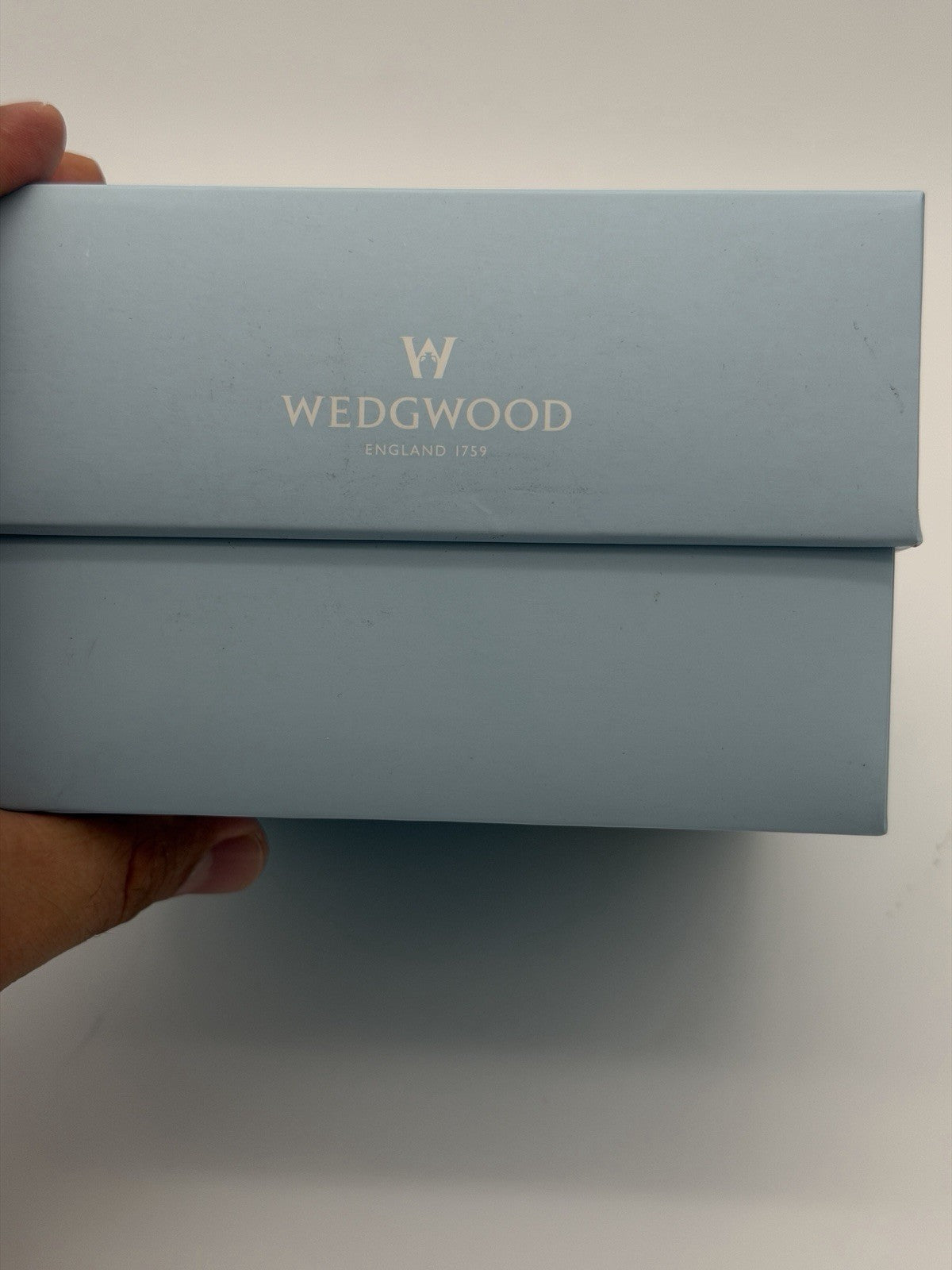 Wedgwood Jasperware Dancing Hours Blue/white Christmas Ornament Porcelain Boxed
