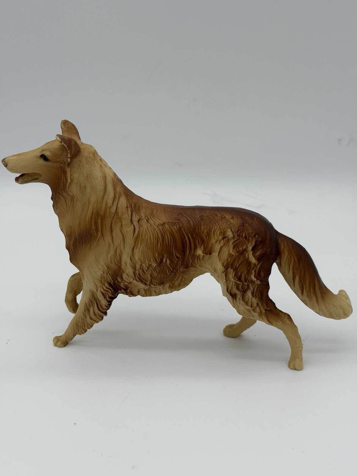 Breyer Lassie dog Collie Vintage 60's Figurine Plastic Model Retired Rare 9x6