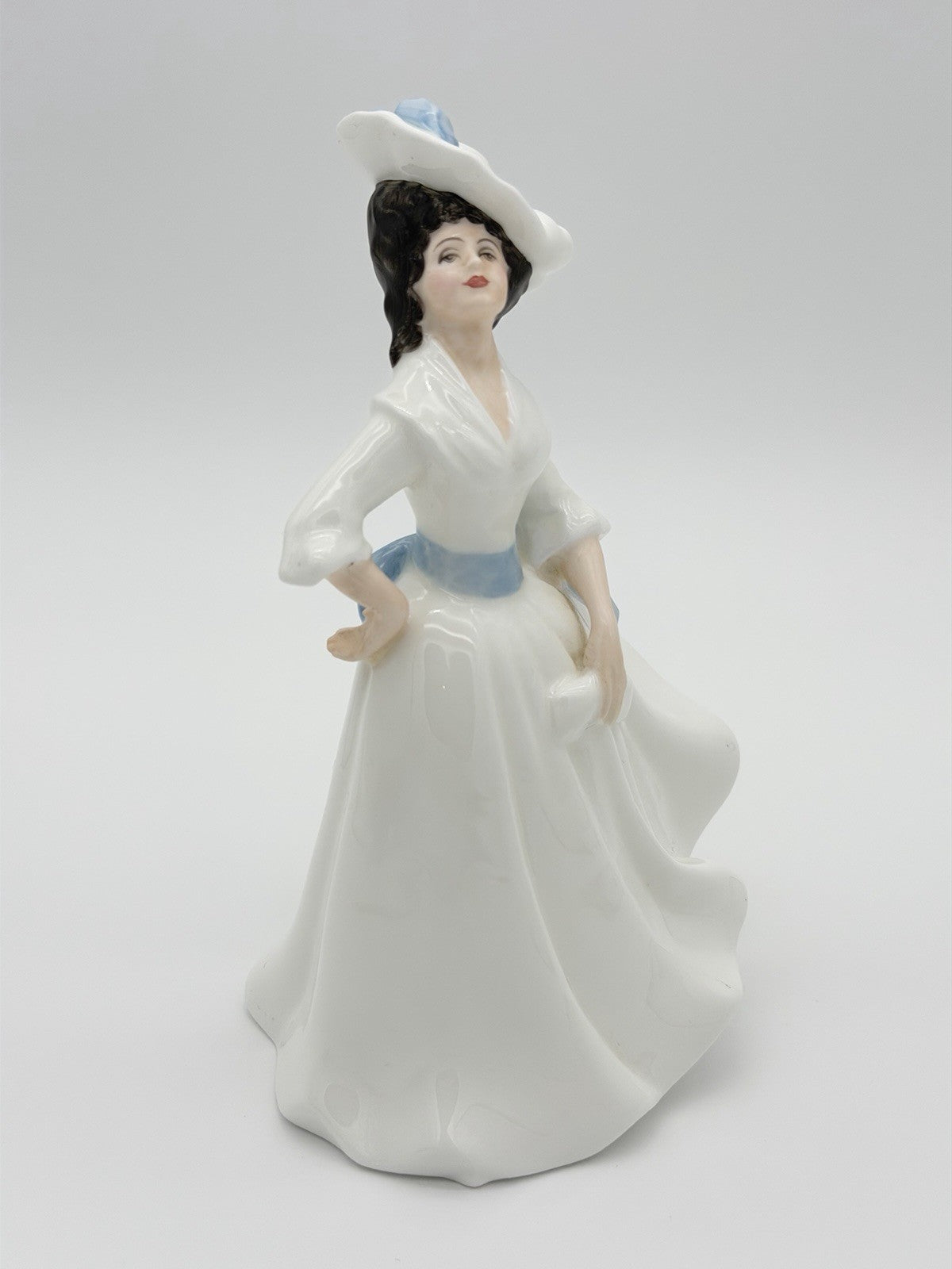 Vintage Royal Doulton Porcelain England Margaret Figurine HN2397 White 7.3”H