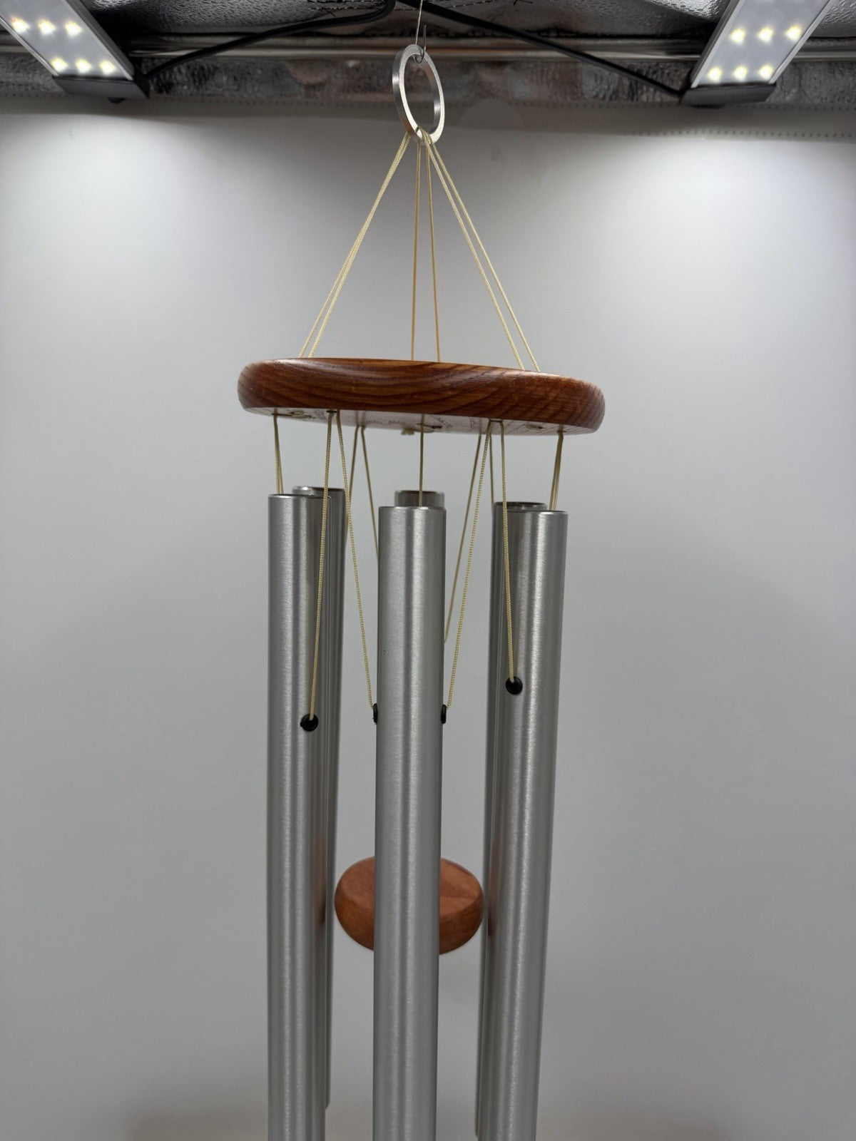 Woodstock Wind Chimes Amazing Grace song Chime Medium Silver O-ring 24” /2019