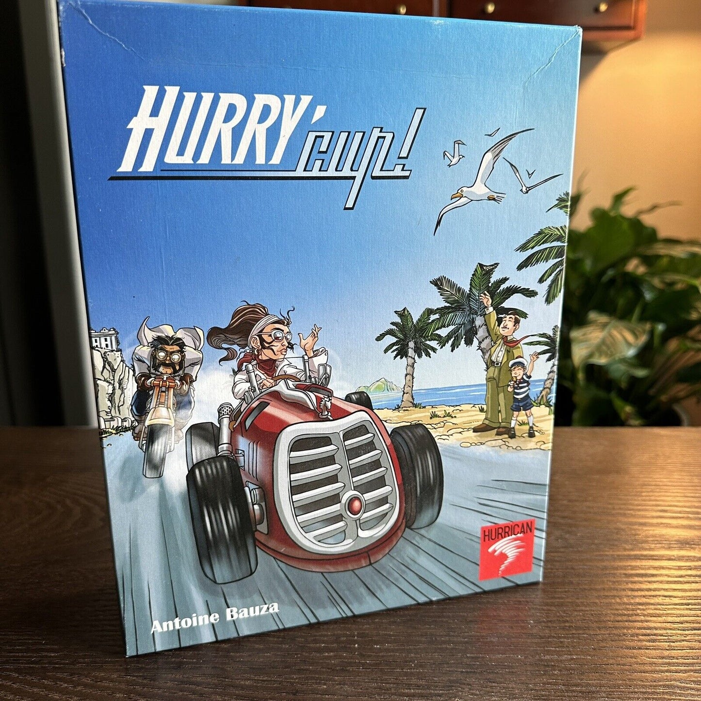 Hurricane Hurry Cup! Racing Board Game 2008 English Antoine Bauza Reactions Fast