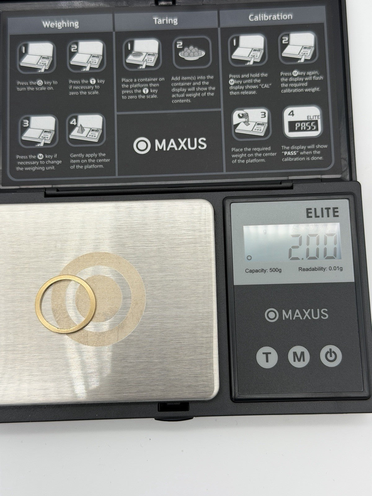 18k Yellow Gold Size 5 Wedding Band 2g Marked
