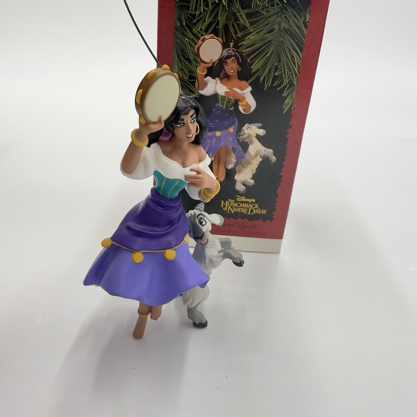 Hallmark Keepsake Esmeralda And Djali The Hunchback Of Notre Dame Ornament 1996