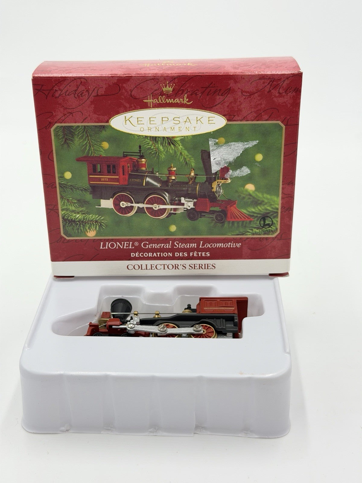Hallmark Lionel General Steam Locomotive 1872 Diecast Keepsake Ornament Sealed