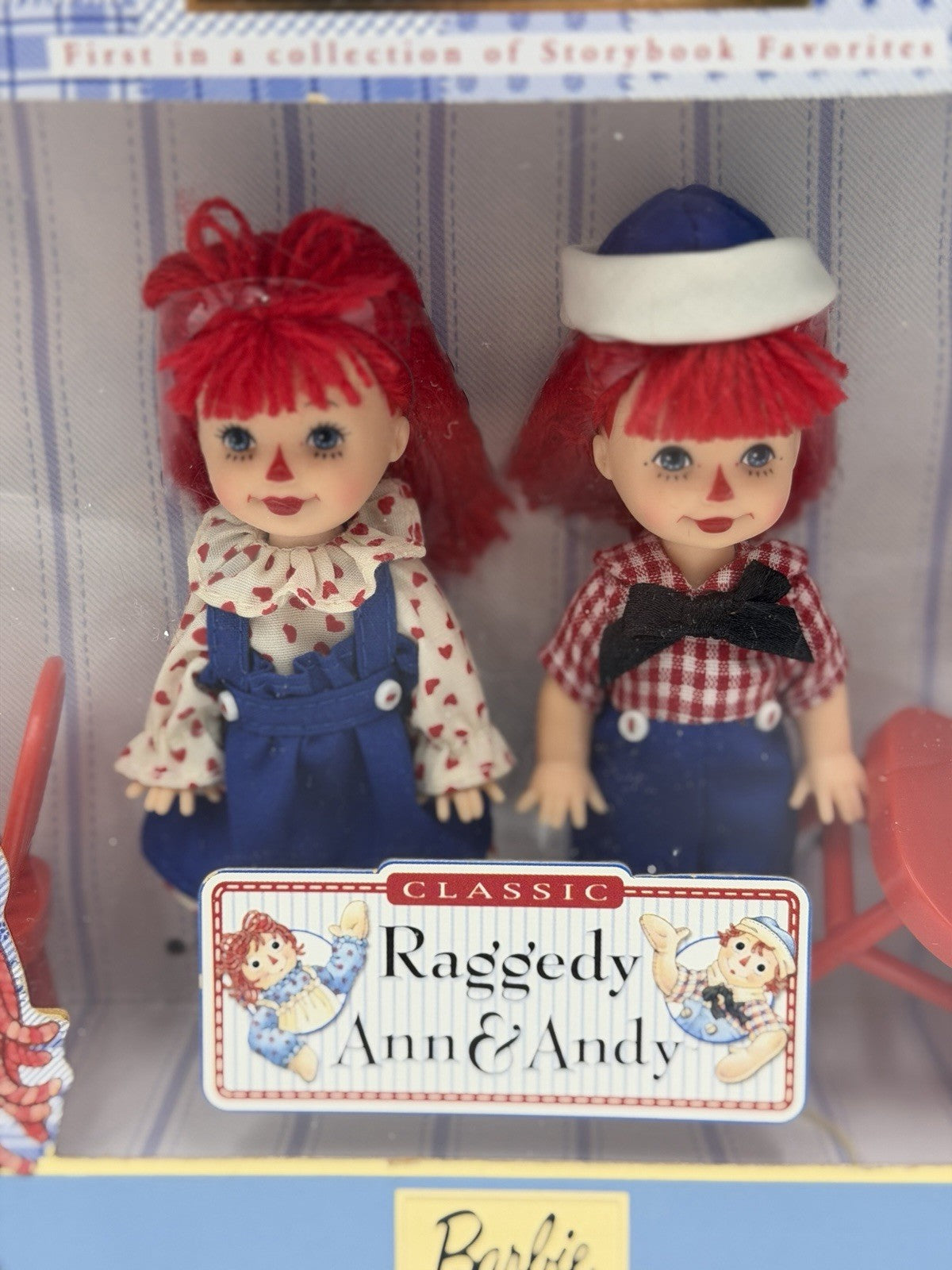 Barbie Raggedy Ann & Andy Tommy & Kelly Storybook Collector Edition Dolls Box
