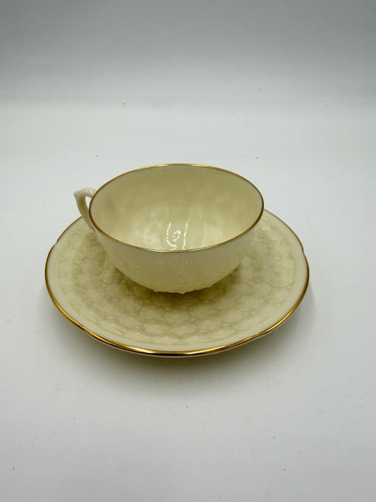 Lenox USA Hawthorne Reproduction 1889 1st Lenox Demitasse Cup & Saucer Set