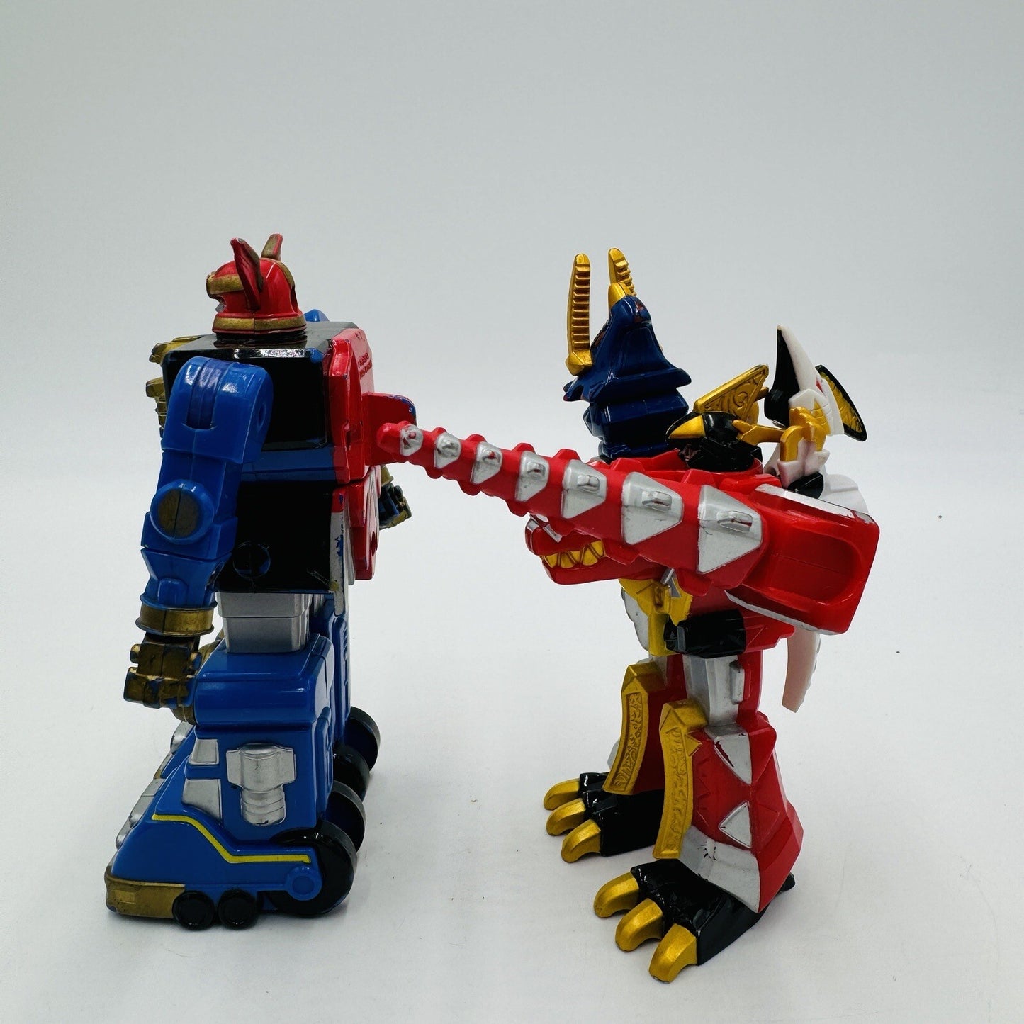 Power Rangers Dino Thunder Megazord Action Figure 5.5" Thundersaurus Bandai 2 Pc