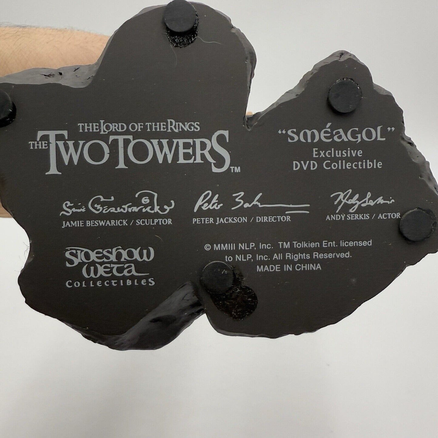 Sideshow Weta Smeagol The Lord of the Rings Two Towers Sculpture by J. Beswarick