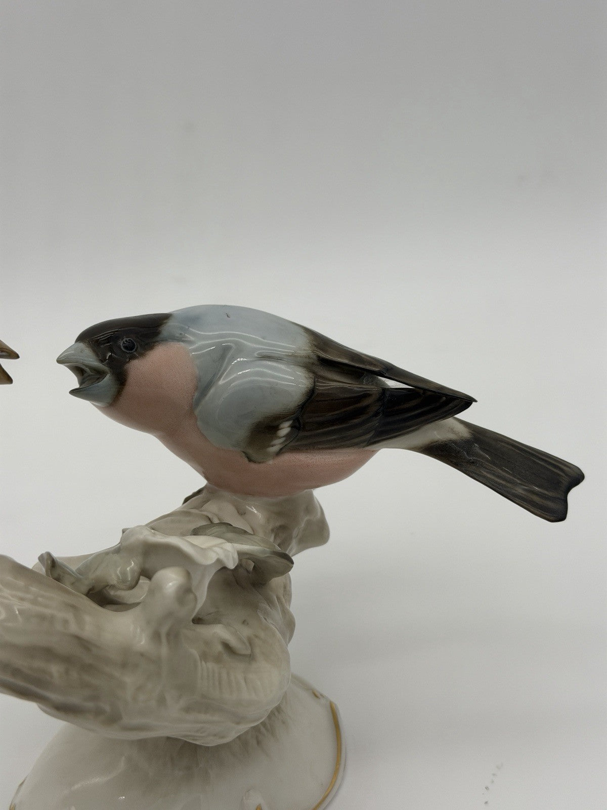 HUTSCHENREUTHER Germany Porcelain GOLDFINCH & BULLFINCH Figurine K Tutter Large