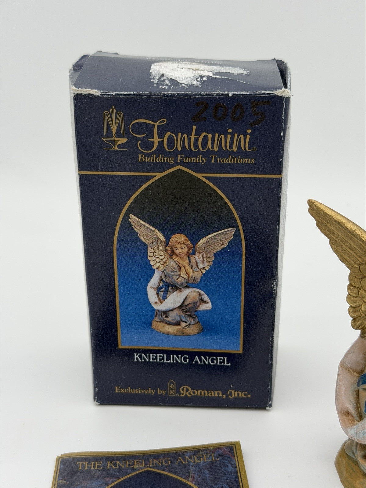 Fontanini Italy Heirloom Nativity The Kneeling Angel 4” Vintage Figurine