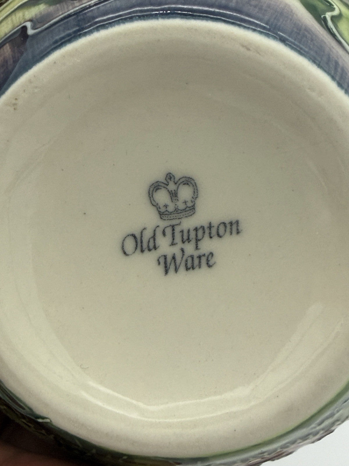 Rare Old Tupton Ware Art Pottery England Farmyard Pitcher/jug 4” Embossed Farm