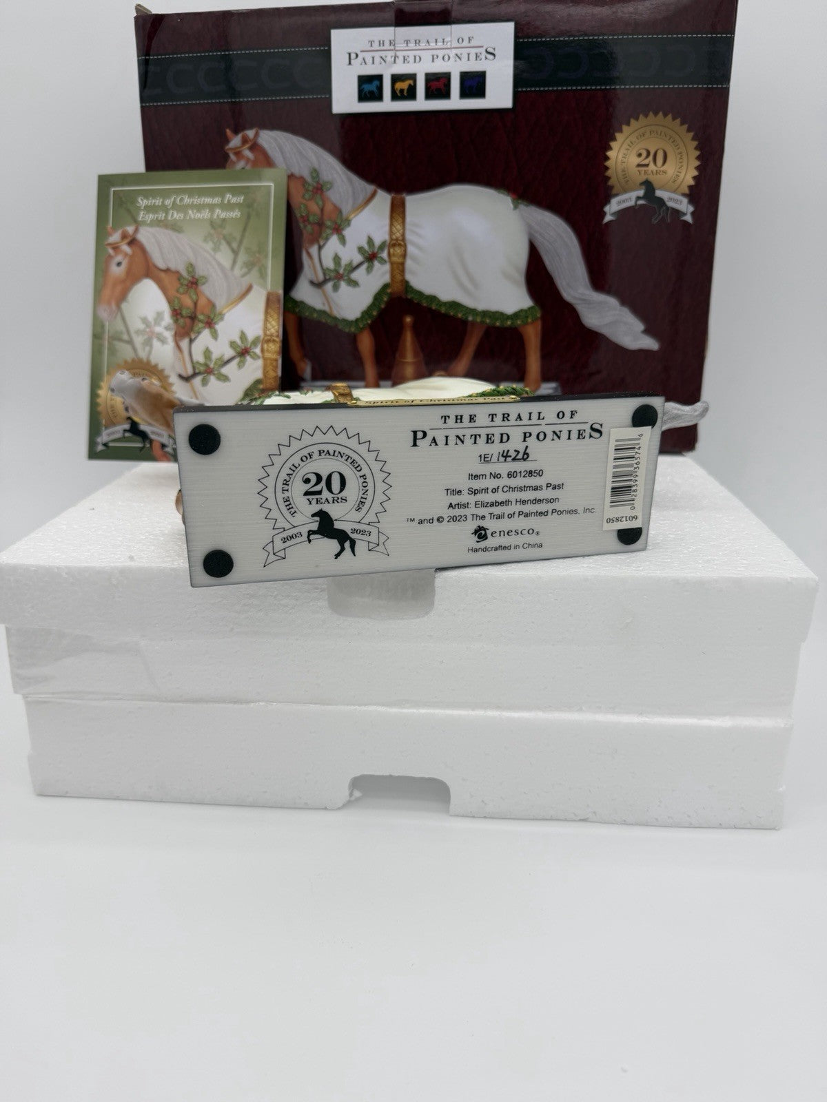 The Trail of painted Ponies Spirit Of Christmas  past Horse Figurine 2023 Box