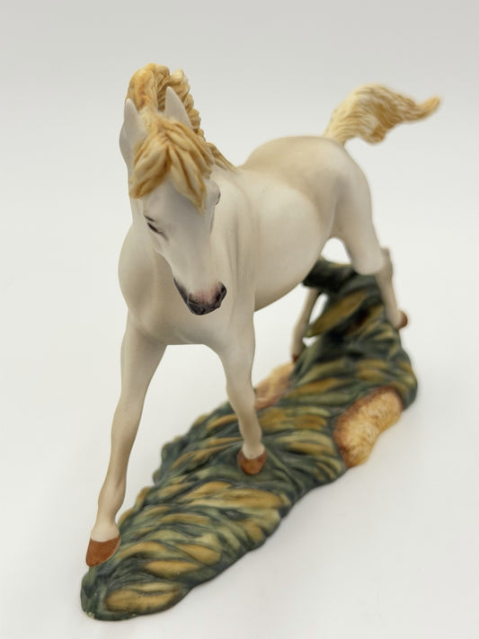 Franklin Mint Porcelain 1989 Great Horses of the World Camargue White Horse