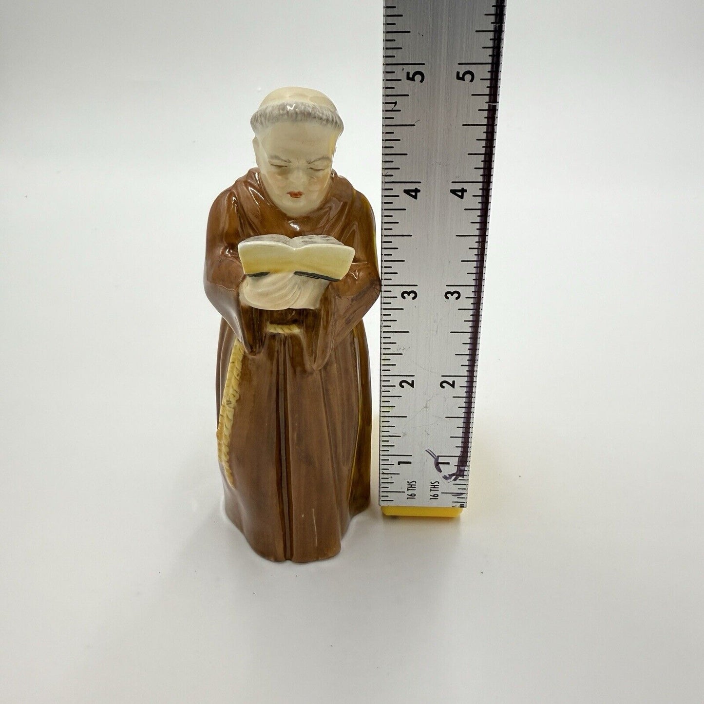 Royal Worcester Bone China Candle Snuffers Monk Vintage Figurine Hand Painted