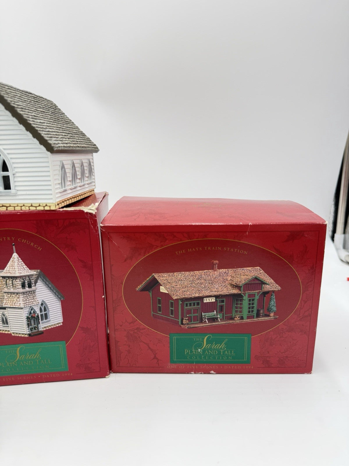 Hallmark Sarah Plain & tall collection Country Church Prairie Home & Hays Statio