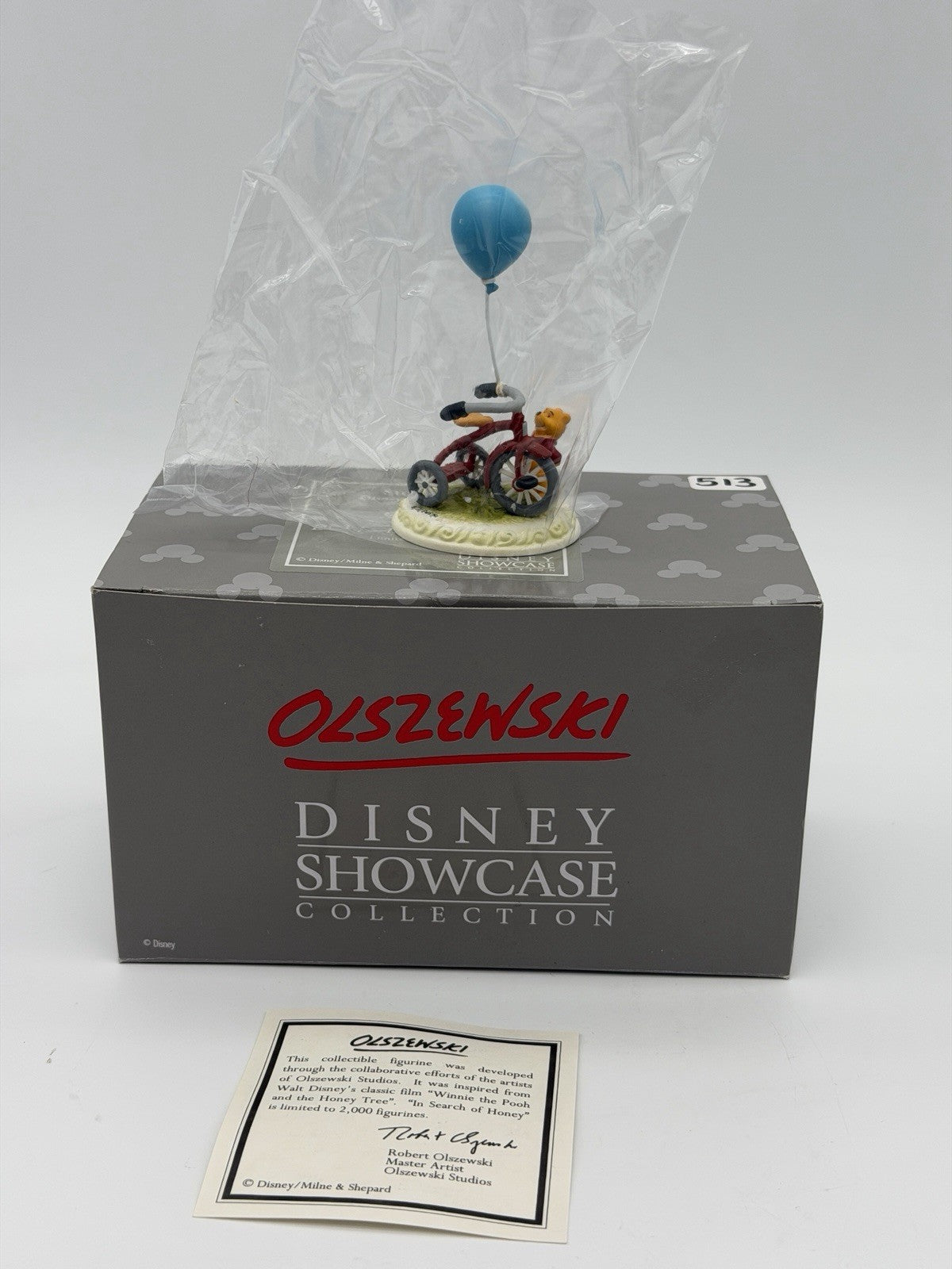 Disney Showcase Olszewski Signed Winnie the Pooh Sealed W/COA Figurine