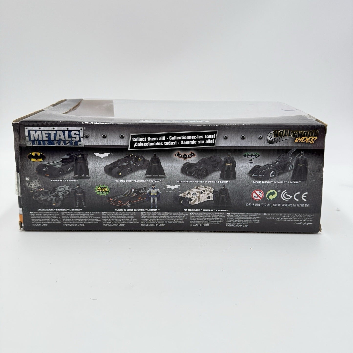 Jada Toys Batman DC Comics Classic TV Series Batmobile Die-cast Car, 1:24 Scale