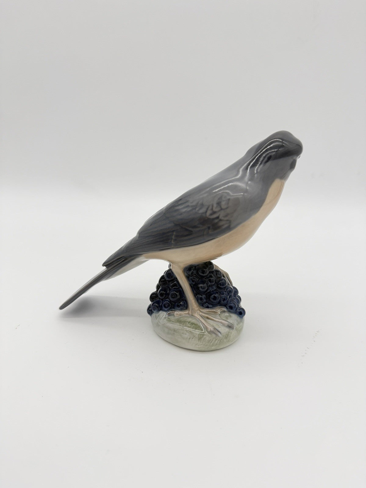 Royal Copenhagen Denmark #1235 Porcelain Redwing Bird Figurine -Ingeborg Nielsen