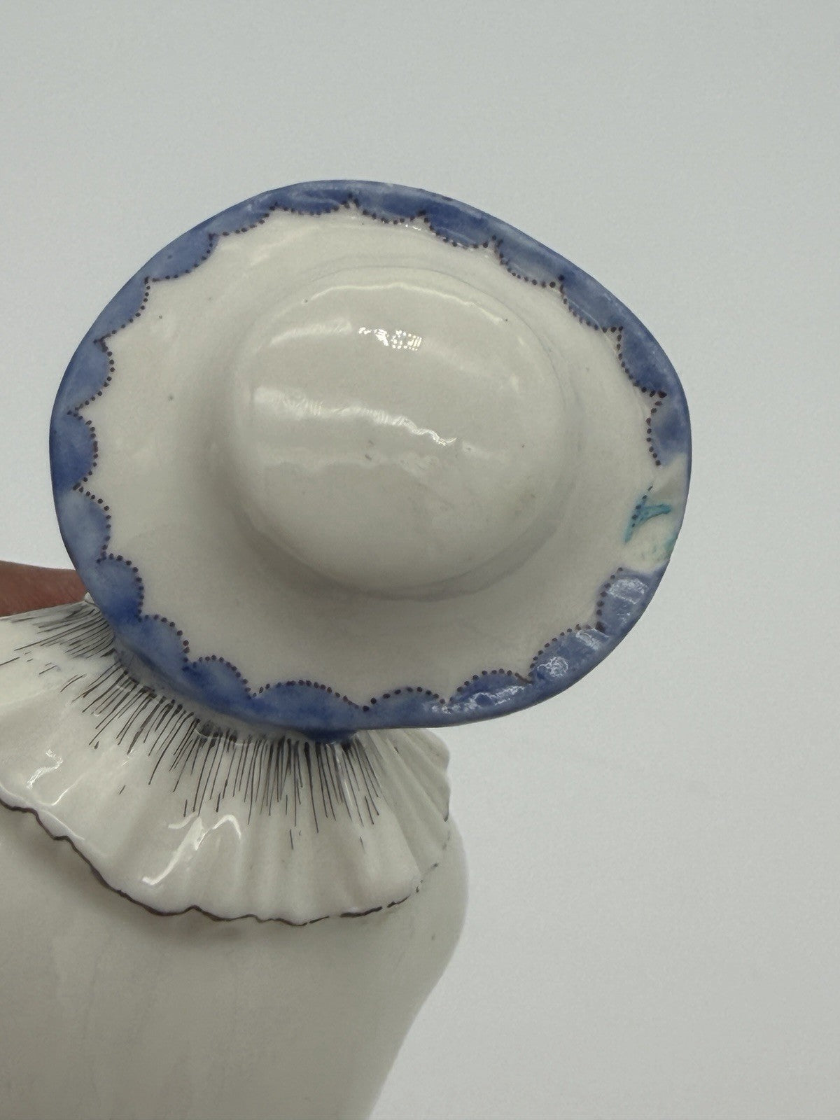 Nymphenburg Pierrot  Commedia Dell'Arte F.A Bustelli Circa 1900 Antique Figurine