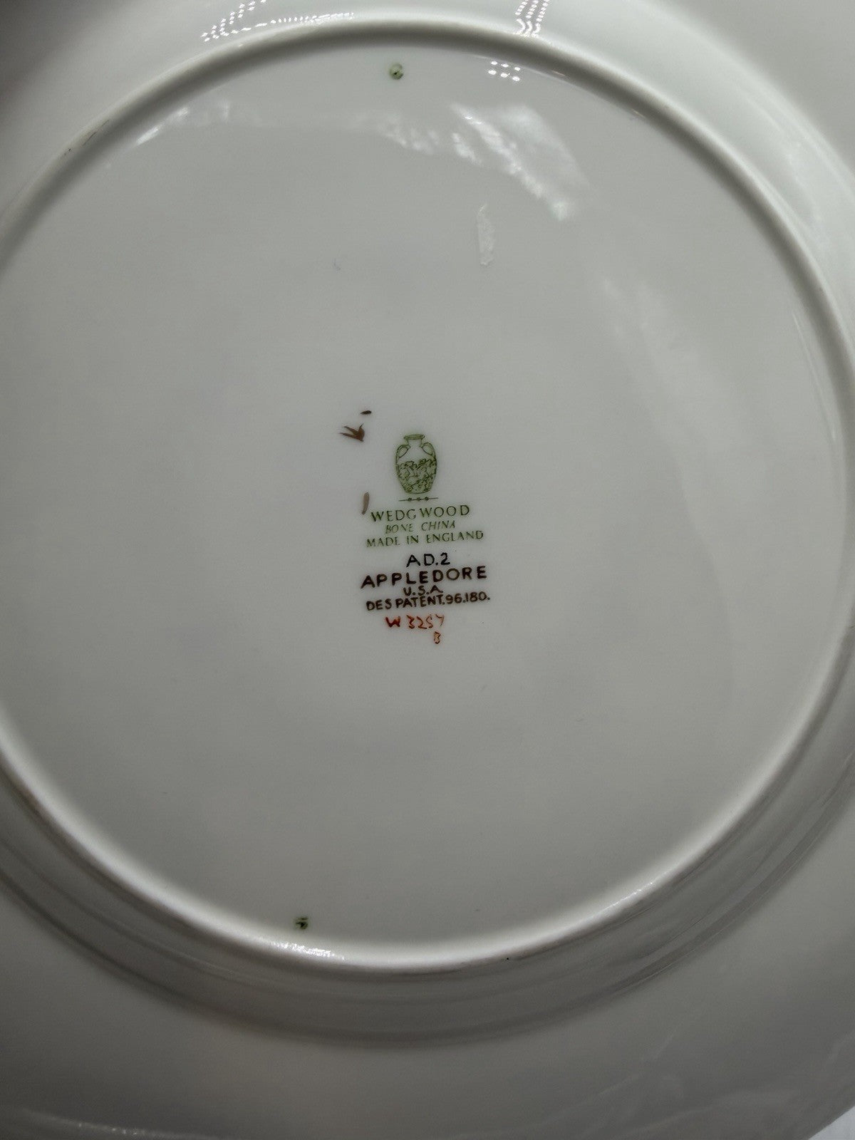 Wedgwood Porcelain England Appledore W3257 Dinner Plate Embossed 11”