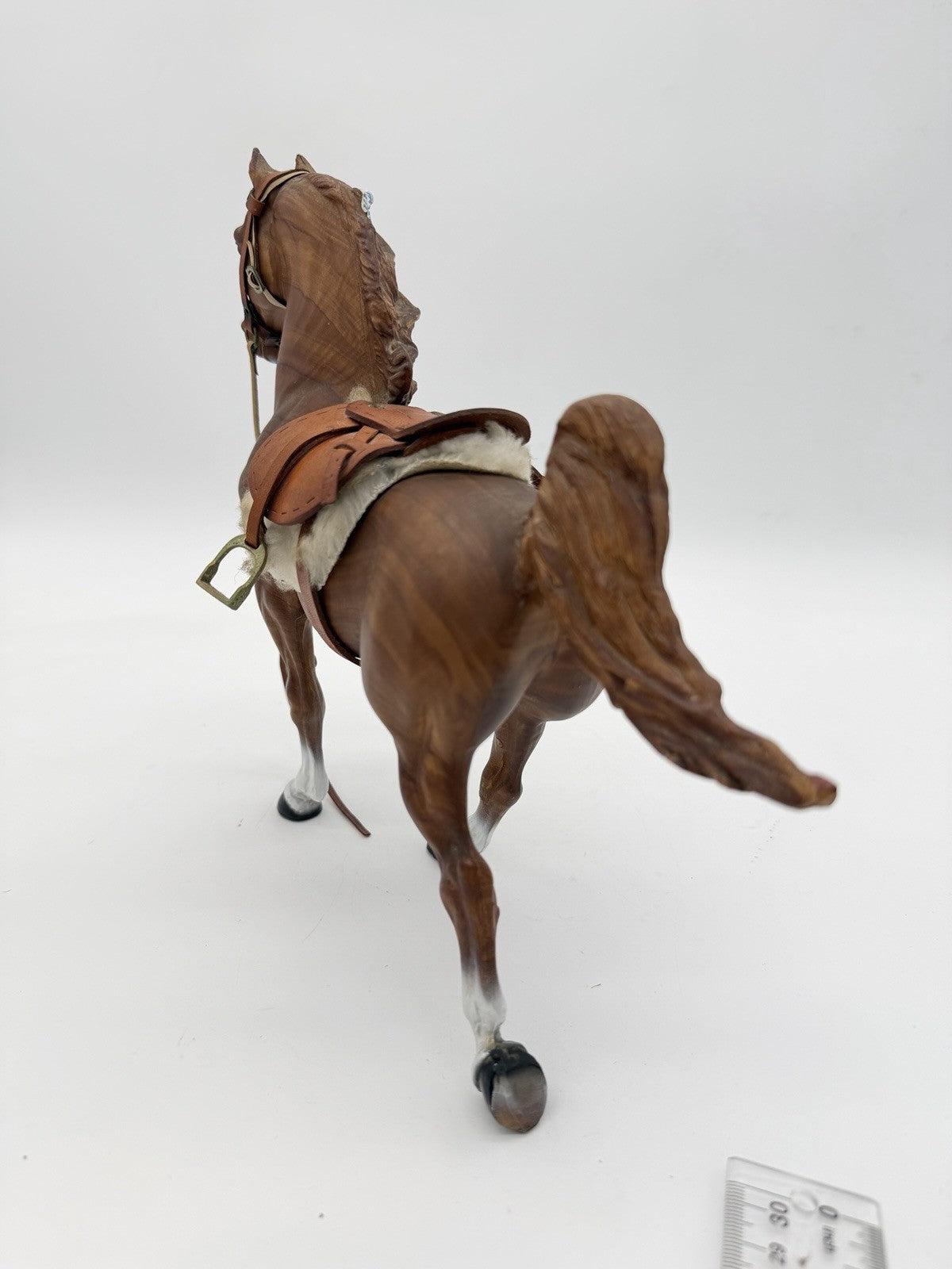 Breyer Five Gaiter Woodgrain w/Saddle & Bridle accessories 1964 Rare USA Horse