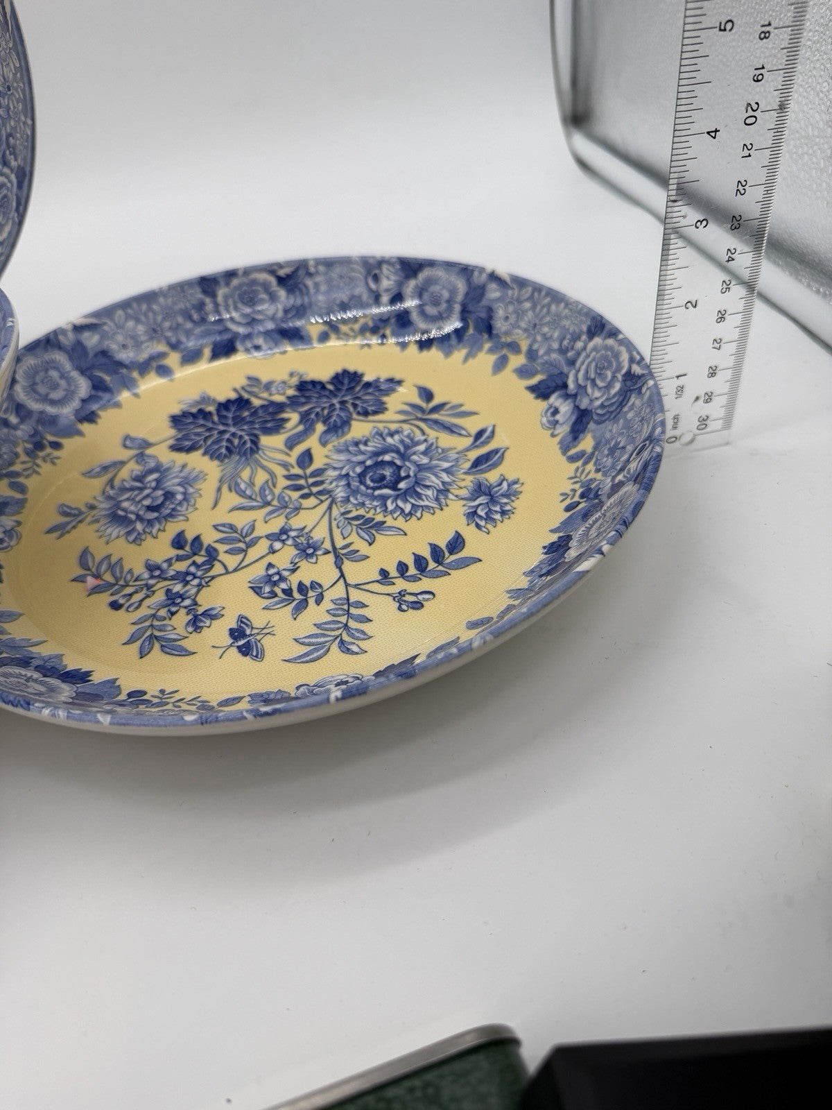Spode Porcelain Blue Room Garden Collection Jasmine Blue & Yellow Pasta bowl Set