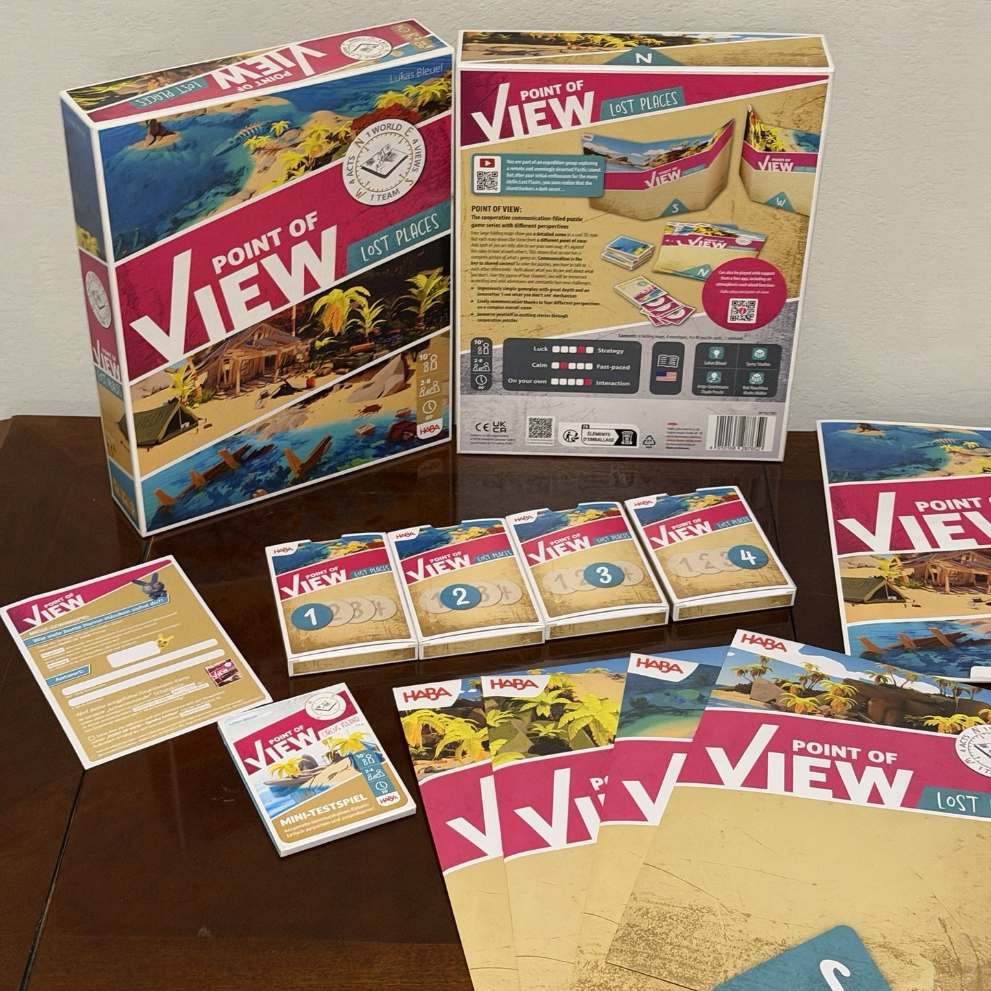 Point Of View Board Game Haba Cooperative Promo Signed