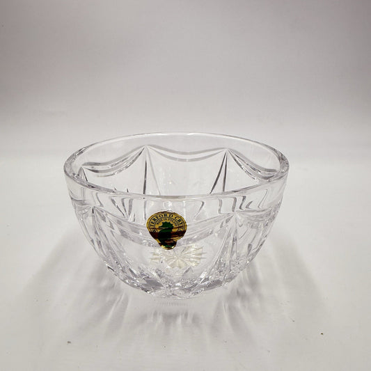 Waterford Crystal Variety Bowl 5" Poland #142017 Clear Etched Decor Vintage