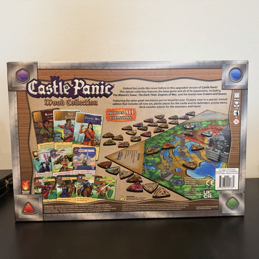Castle Panic Wood Collection Kickstarter Fireside Games All Expansions