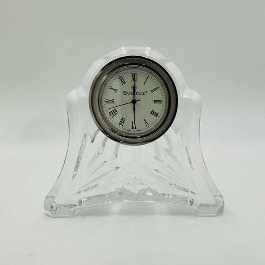 Waterford Crystal Mantel Piece Clock Heritage Small Abbey Office Decor Ireland