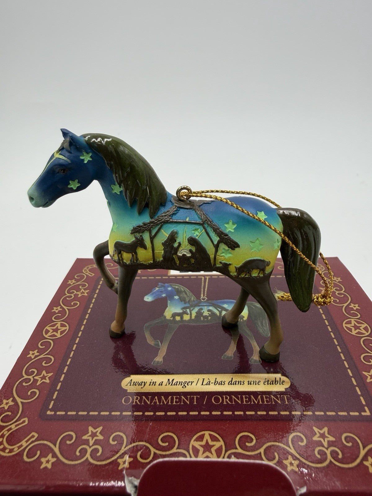 The Trail Of Painted Ponies Nativity Horse Wise Men Away In A Manger Ornament