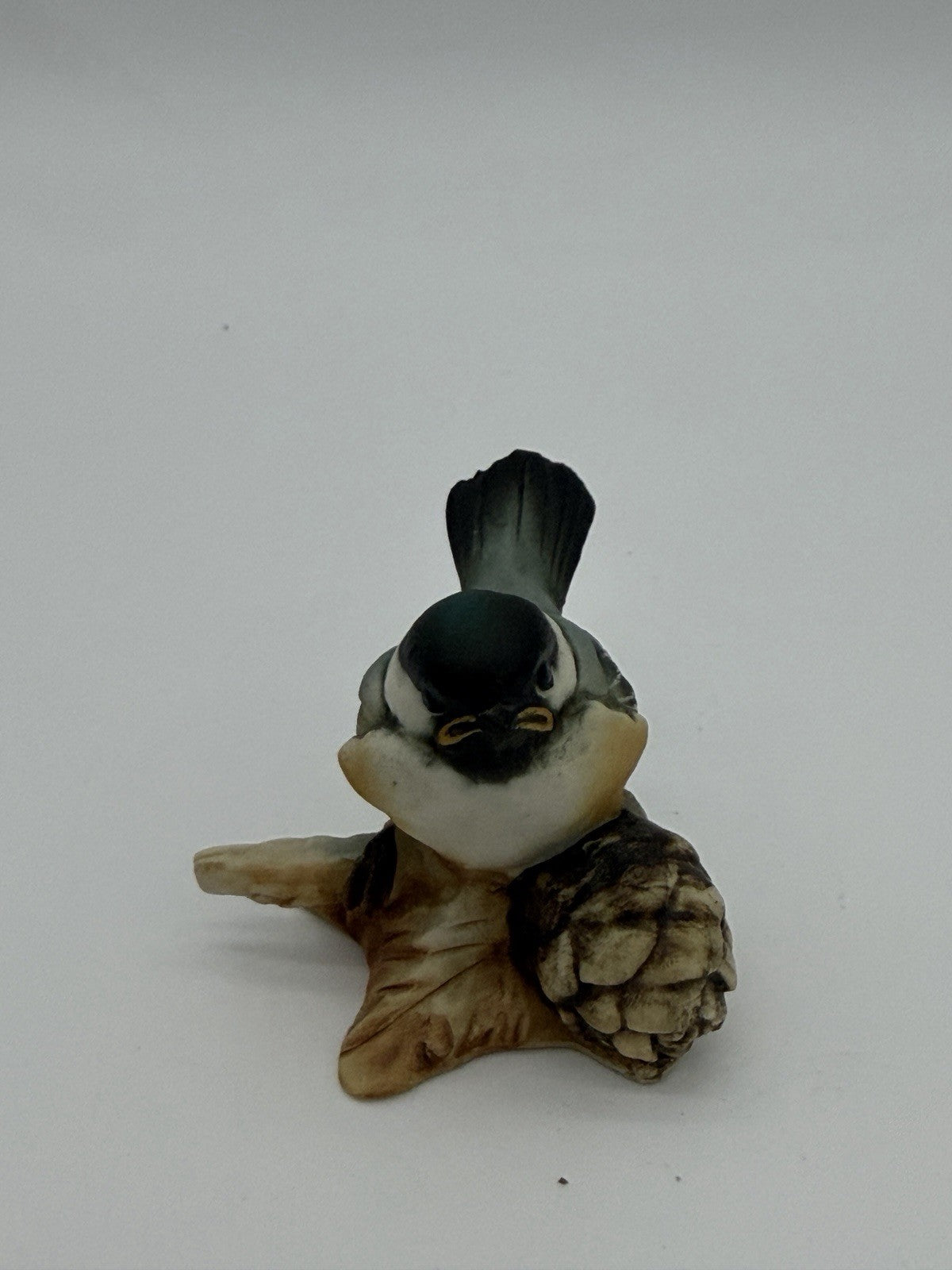 Rare Tay Porcelain Italy Royal Cornwall Bird Miniature Figurine Painted Vtg 2”