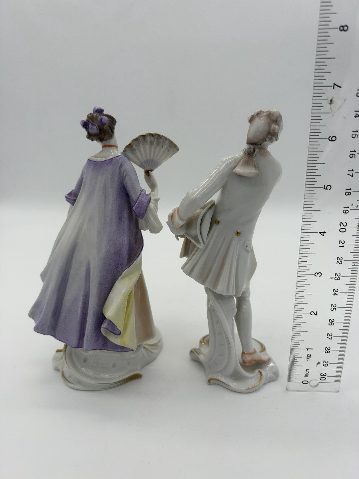 Rosenthal porcelain Marquis & Marquise 18th C Rococo figures by Gustav Oppel