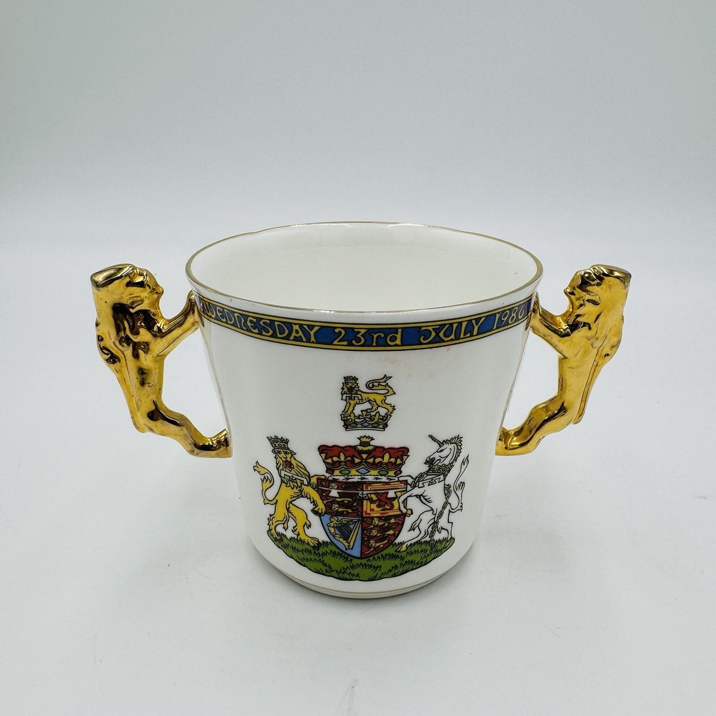 Paragon Fine China England Prince Andrew & Sarah Ferguson Double Handle Cup