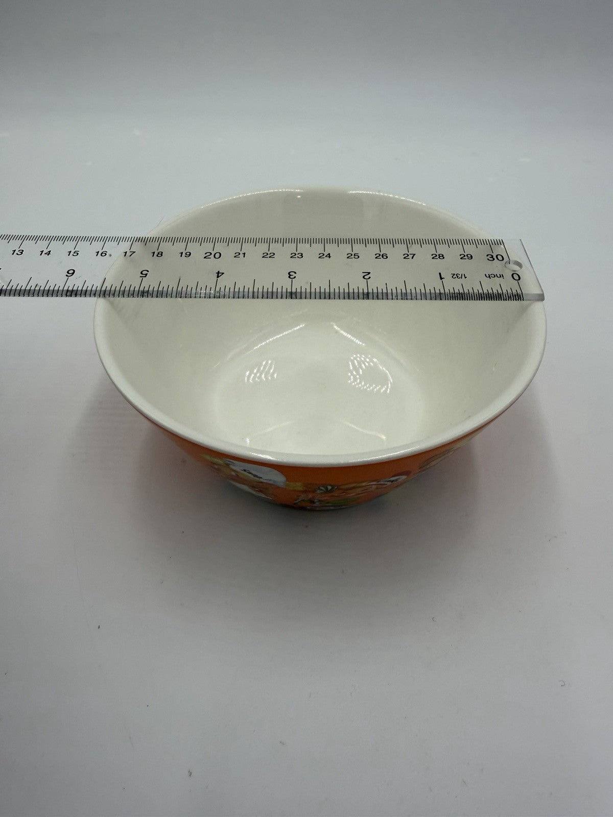 Vintage Kellogg's Rice Krispies Collectable Bowl Swell Dish Orange Porcelain