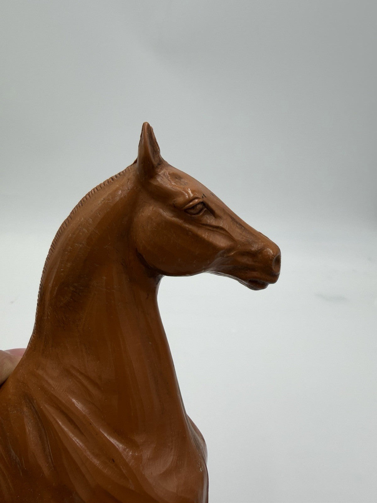 Hartland Horse Walnut Woodcut Style 9" Saddlebred Stallion