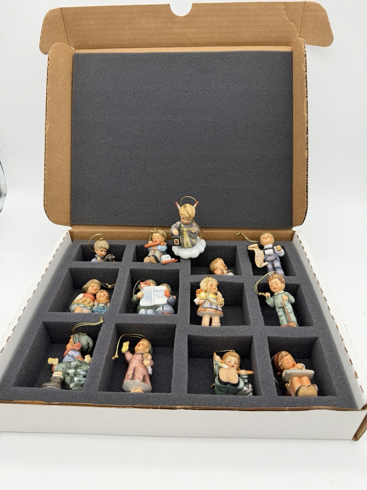 Goebel Berta Hummel Studio Christmas Ornaments Set 13 Pieces Porcelain