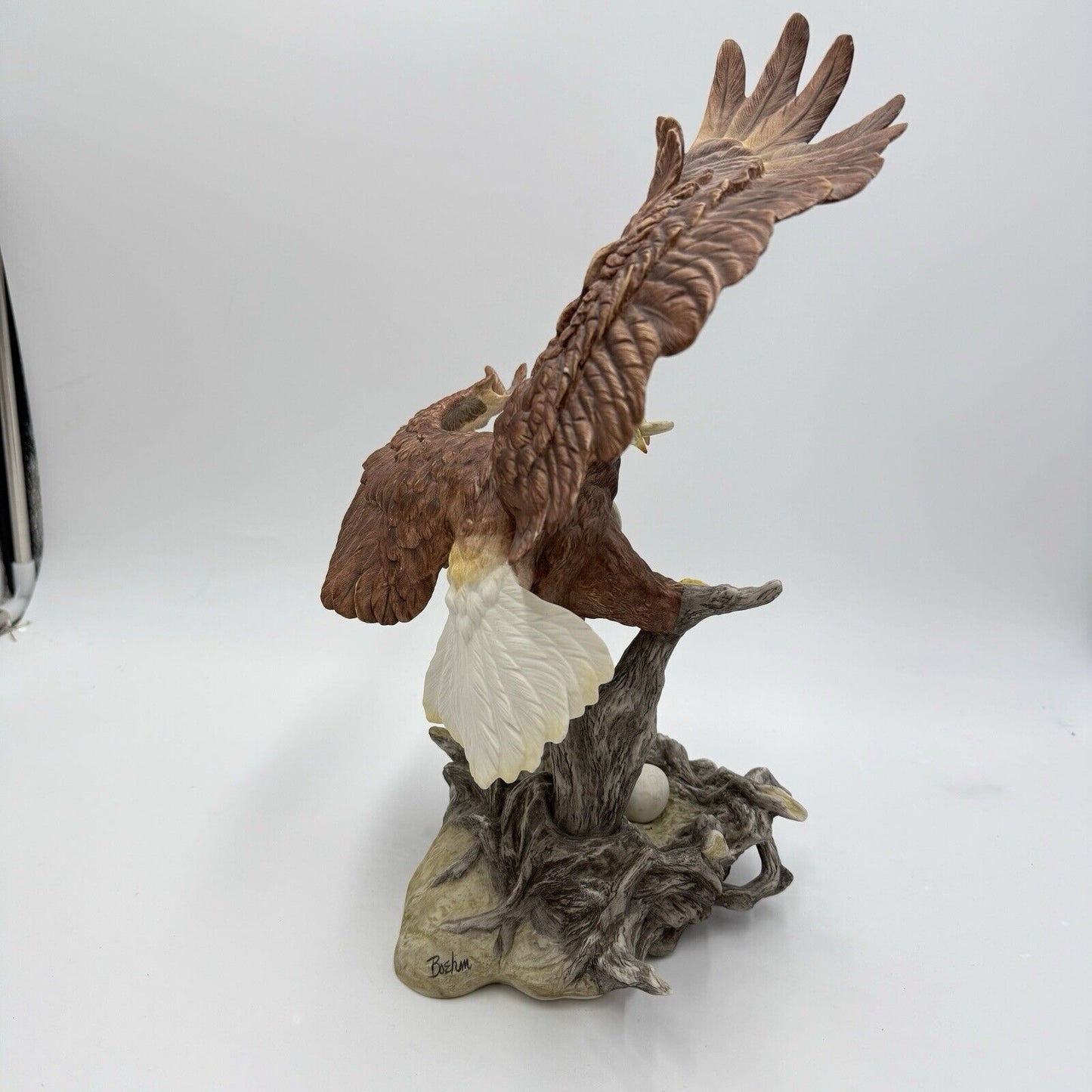 Boehm Porcelain Sculpture NEW GENERATION EAGLE Limited Edition # 156 Large 15”