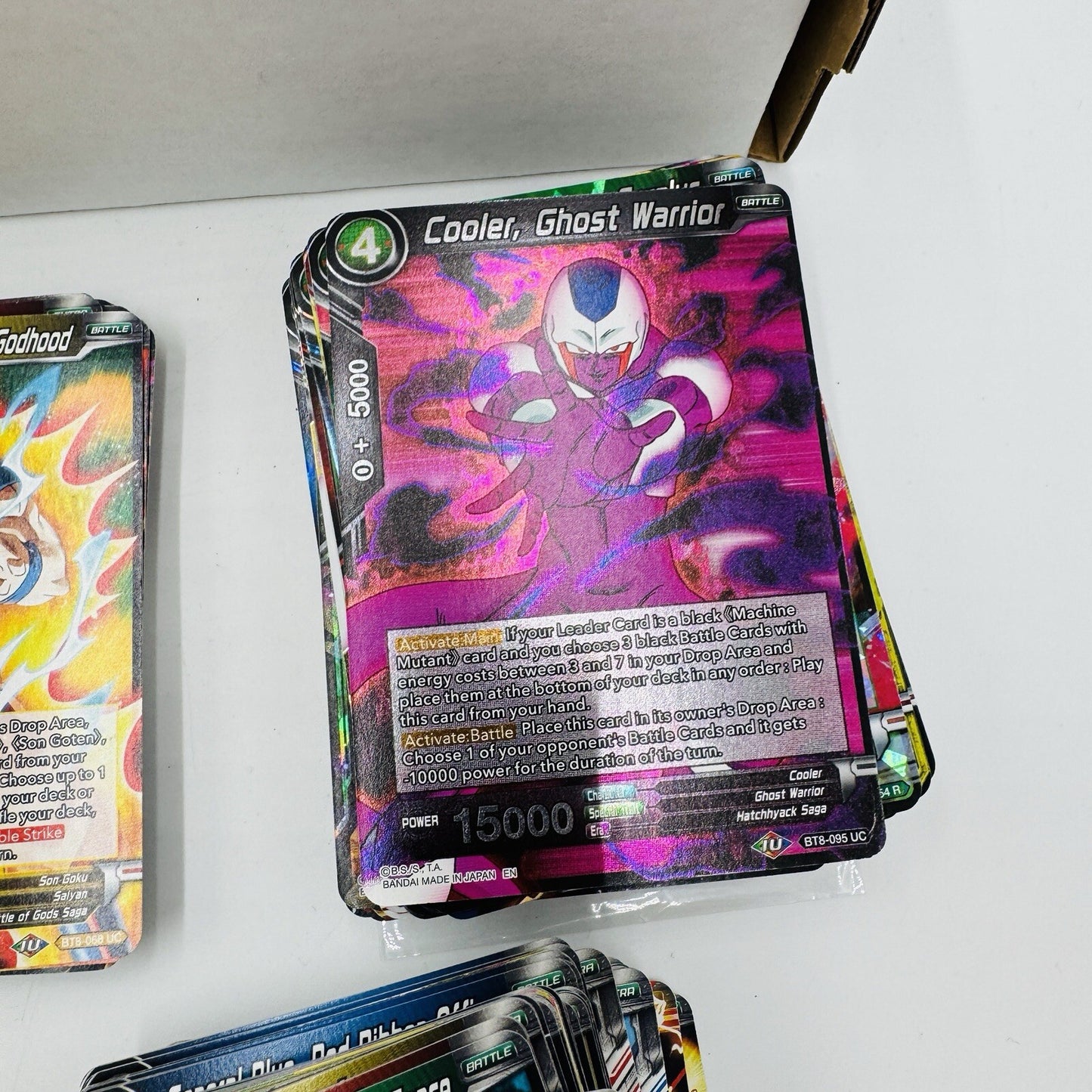 Dragonball Super Card Game Lot Bandai Made In Japan Hundreds Of Cards